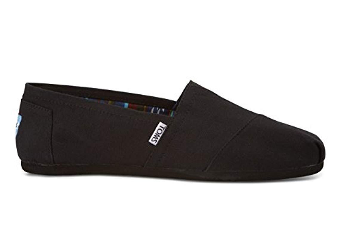 TOMS Men's Classic Canvas Slip Ons in Black for Men Lyst