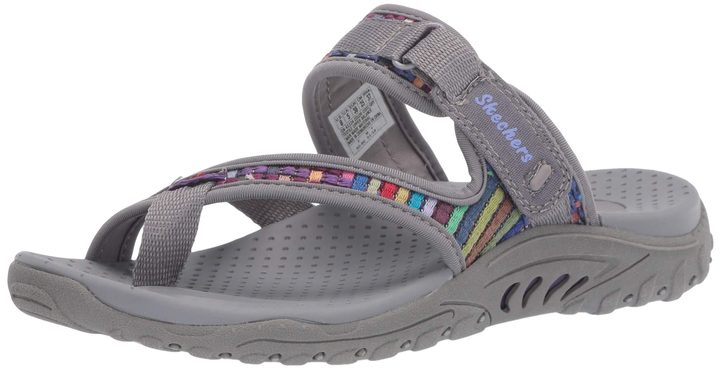 Skechers Reggae-Mad Swag-toe Thong Woven Sandal in Black | Lyst