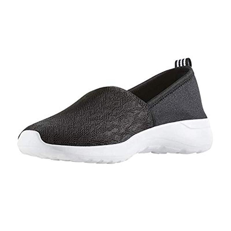 adidas cloudfoam lite racer slip on shoes
