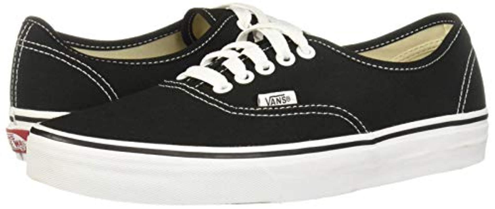 low top vans black