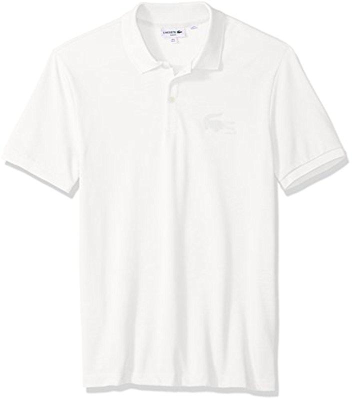 Lacoste Mens Short Sleeve Graphic Bonded Croc Jersey Slim Polo PH7721
