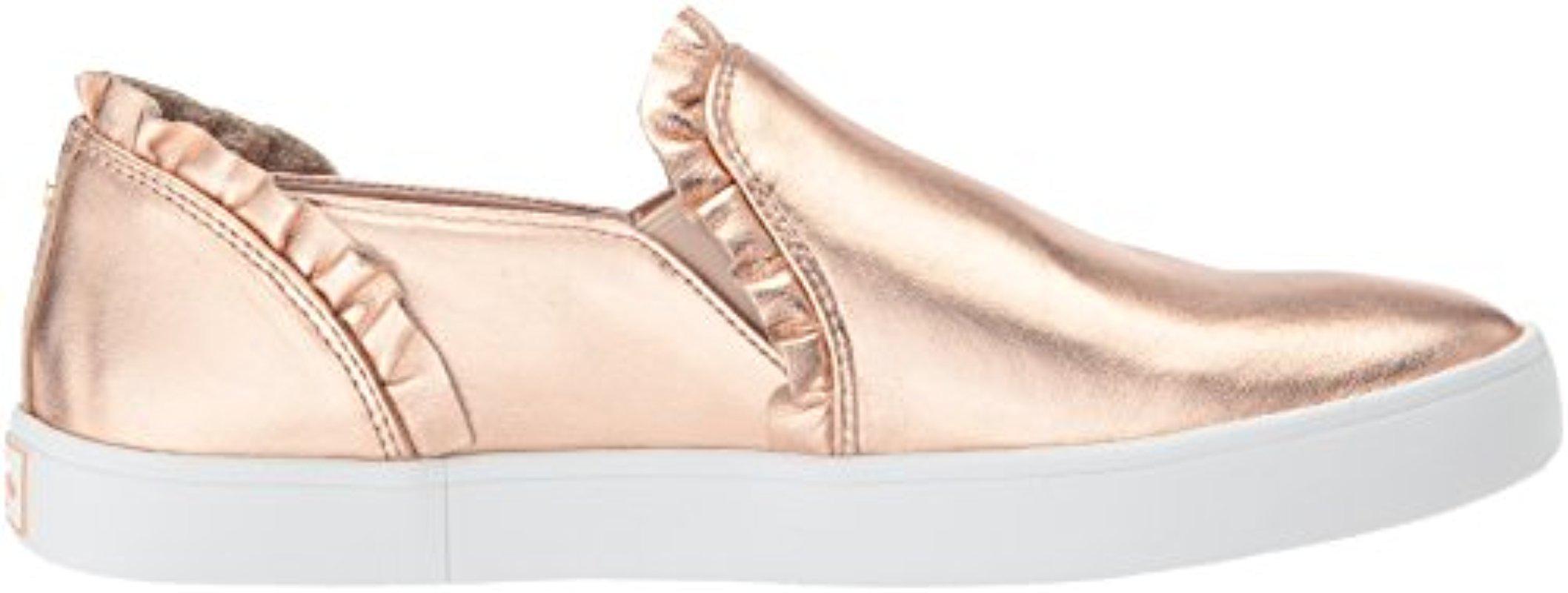 kate spade lilly sneakers rose gold