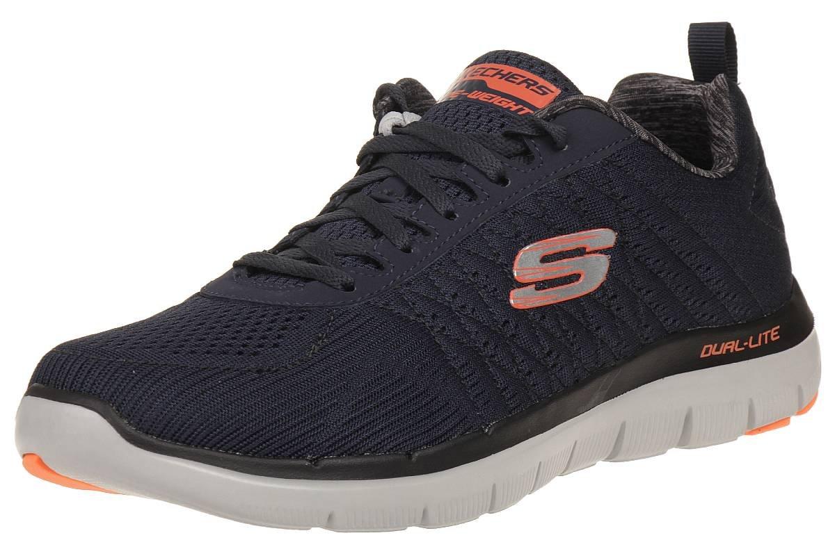Skechers Rubber Flex Advantage 2.0- The Happs Trainers in Light Gray/Black ( Gray) for Men - Save 49% | Lyst
