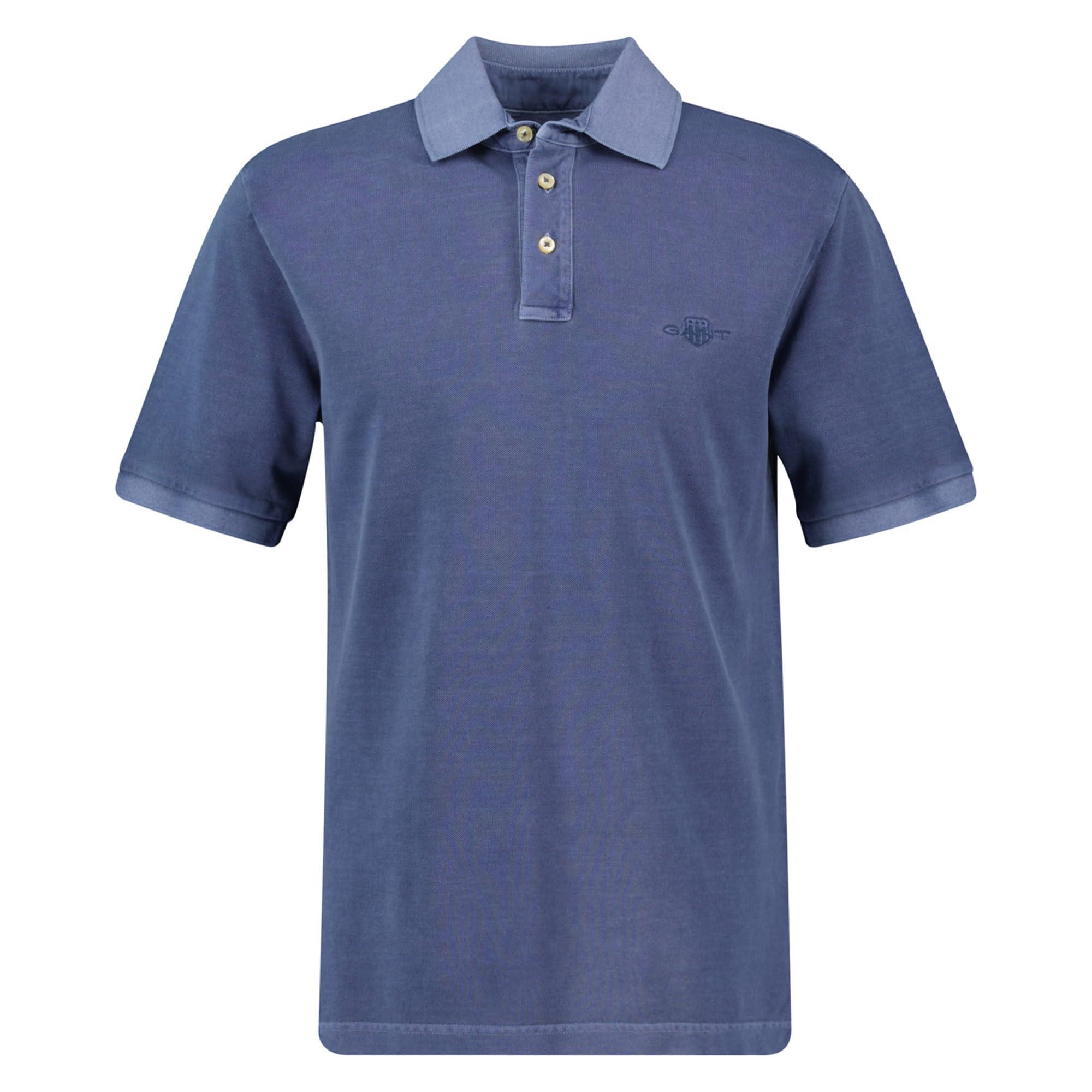 GANT Sunfaded Ss Polo Shirt in Blue for Men Lyst UK