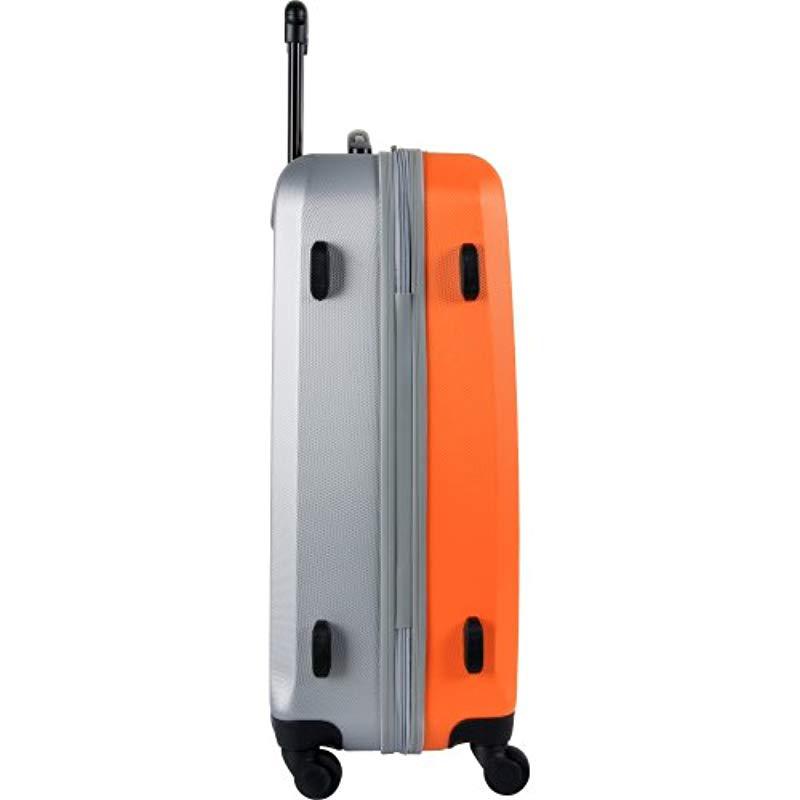 4-wheeled Luggage Set in Orange 