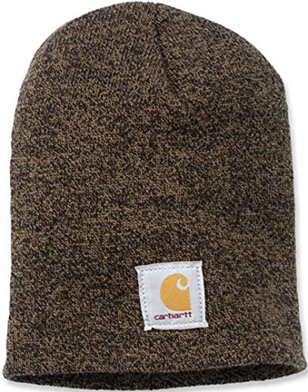 Acrylic Knit Hat A205 in Military Olive 