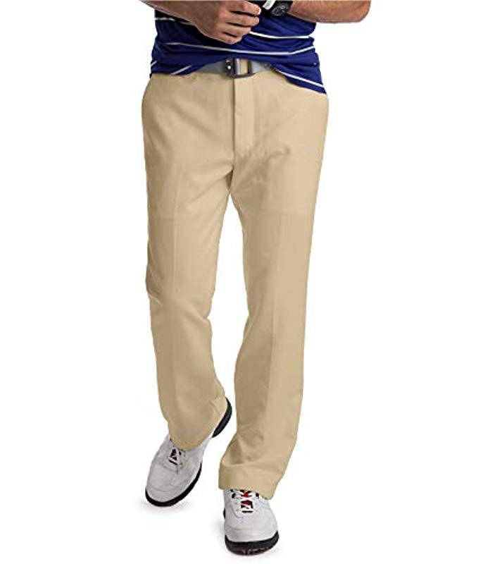 Izod Golf Microsanded Flat Front 