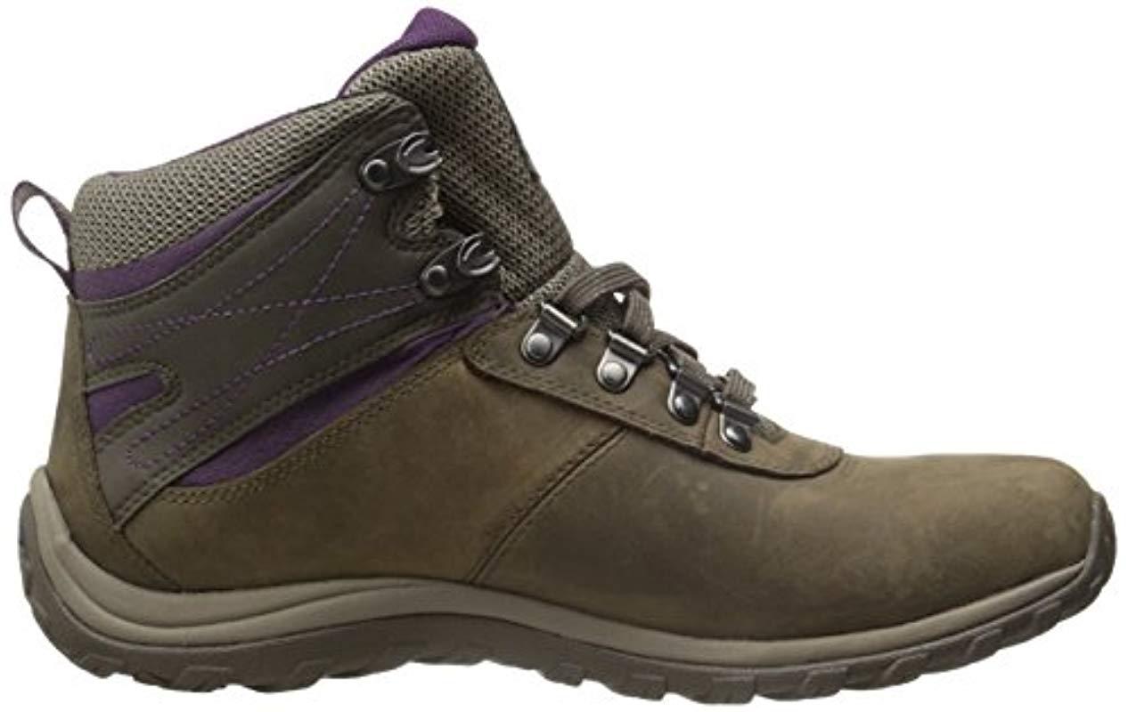Timberland Leather Norwood Mid Waterproof Hiking Boot in Dark Grey
