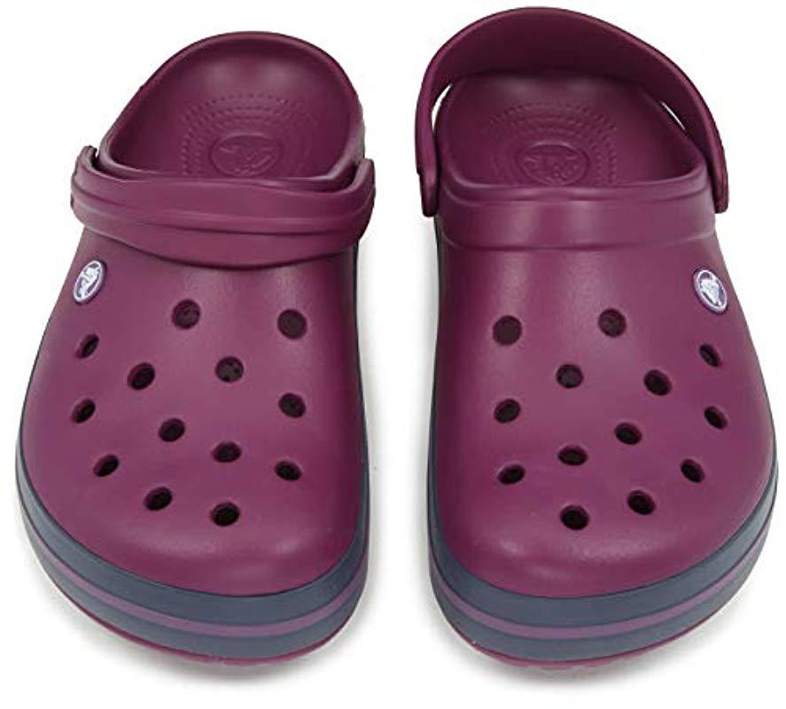 Crocs Unisex Adults Crocband Clogs in Purple Lyst