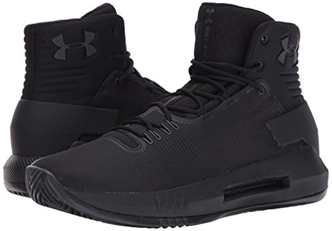 Intention Formation malt Under Armour Ua Drive 4 Basketball Shoes Black for Men | Lyst
