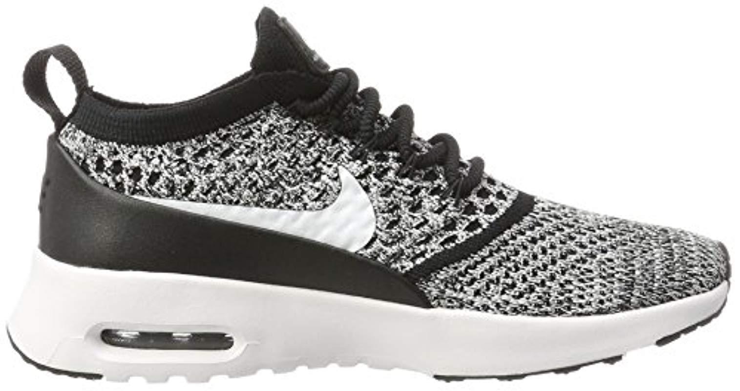 Nike Air Max Thea Ultra Flyknit Trainers in Black | Lyst UK