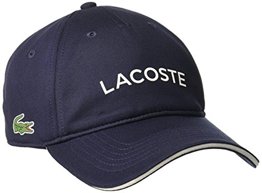 Lacoste Golf Logo Cap in Navy Blue/White (Blue) for Men