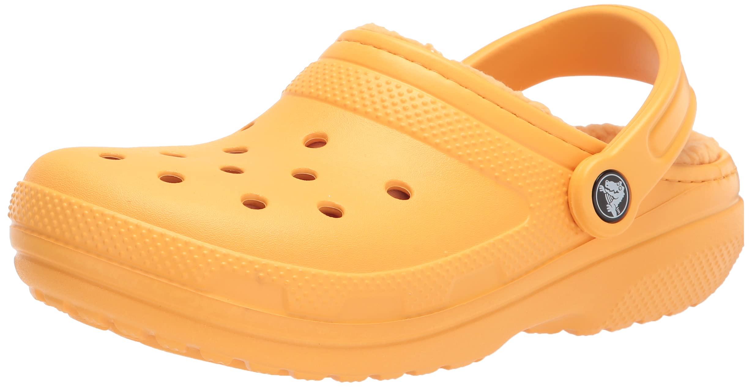 Crocs™ Klassieke Gevoerde Klomp in het Oranje - Lyst