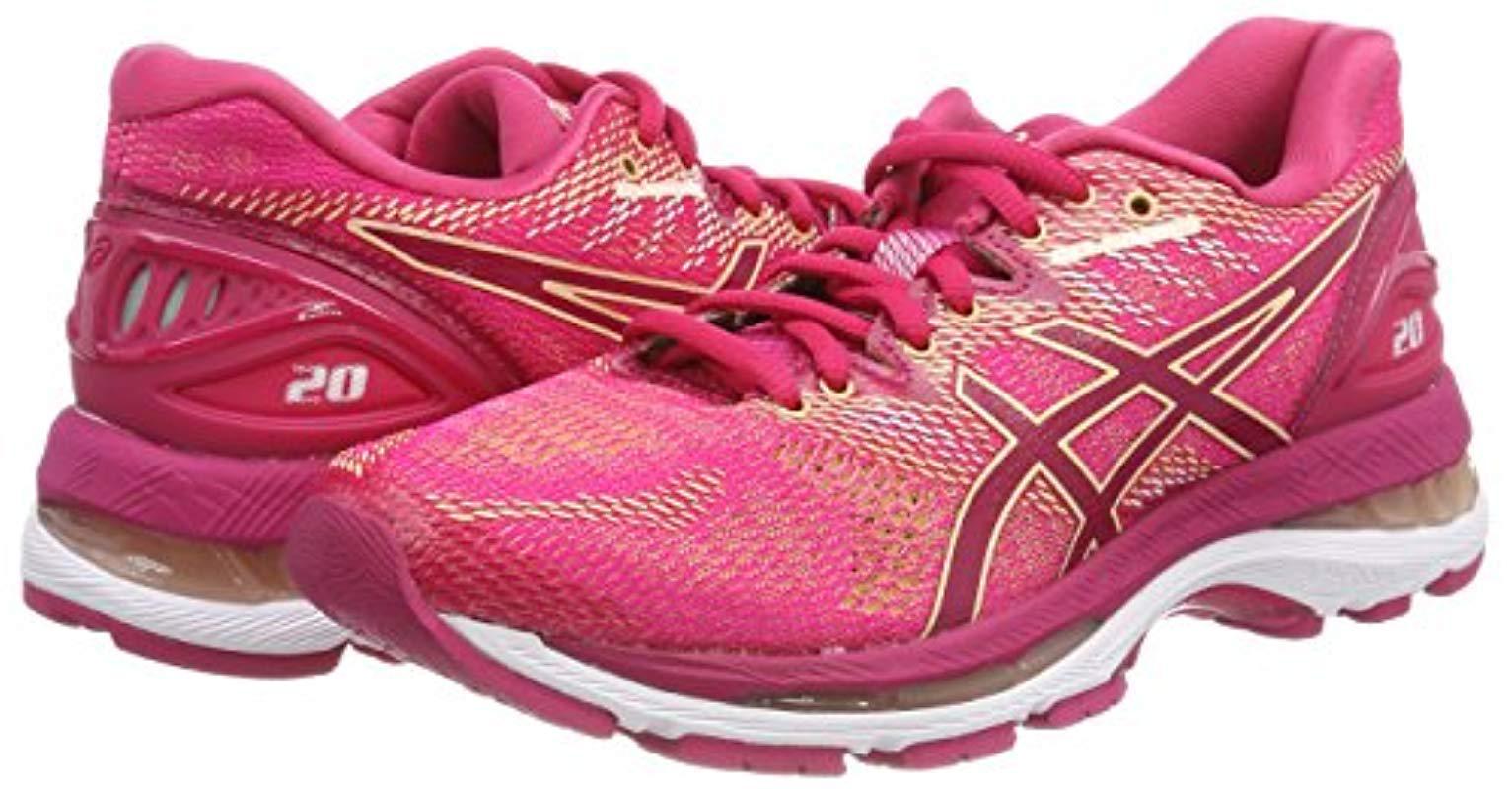 asics gel nimbus 20 rosa