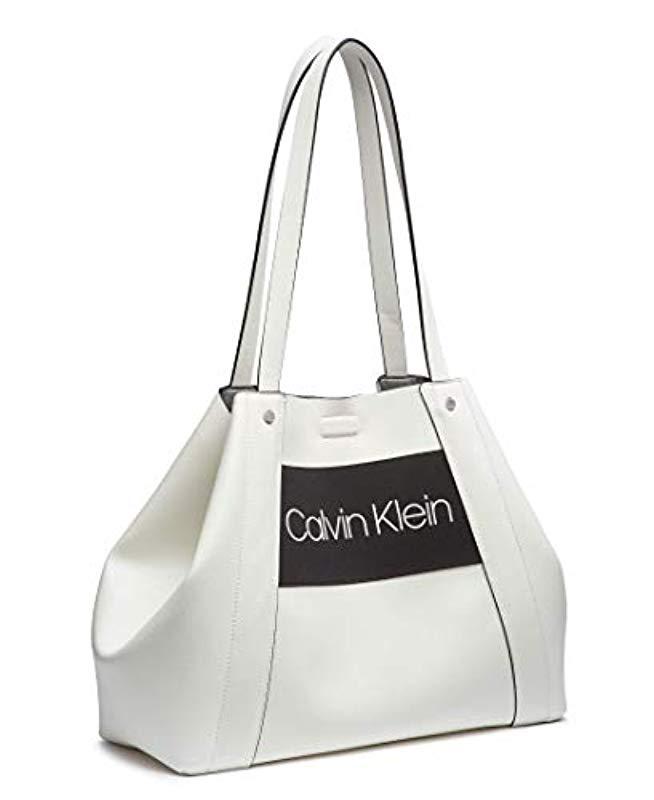 calvin klein novelty logo tote bag