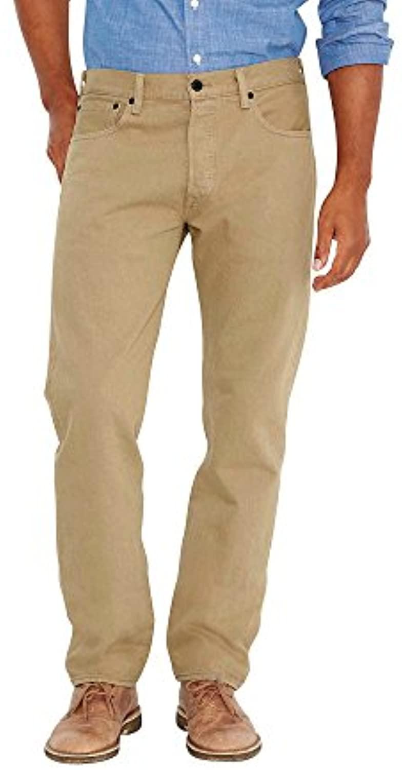 Levi's 501 Original Fit Straight Leg Button Fly Jeans Timberwolf 35x32 in  Brown for Men | Lyst UK