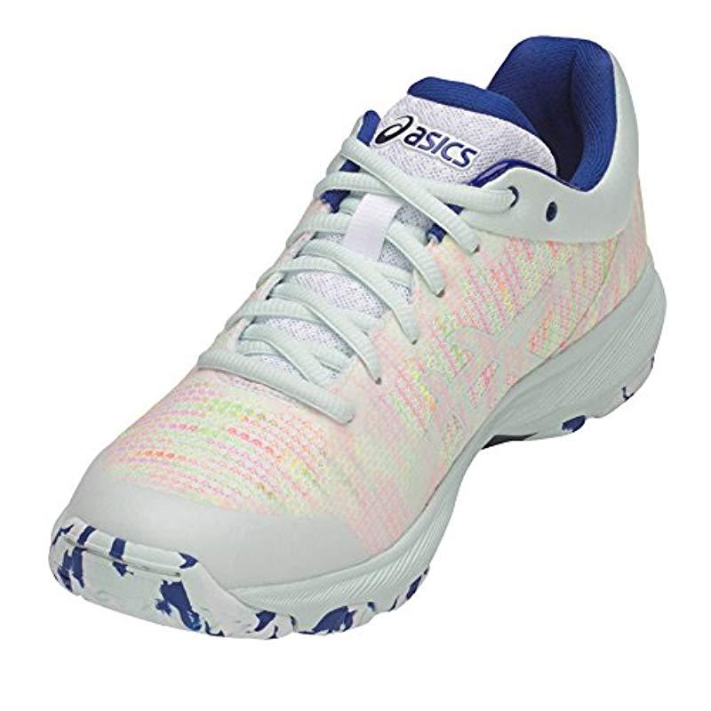 asics gel professional 14 ff white netball trainers