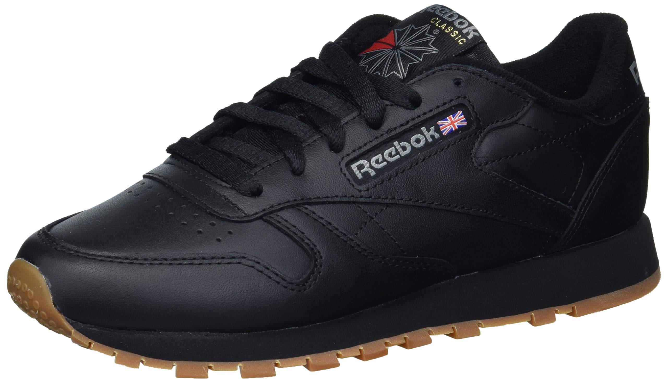 Reebok Womens Classic Leather Sneaker in Black - Save 77% - Lyst