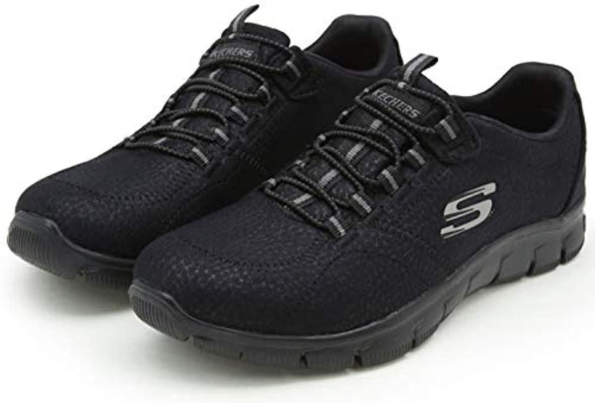 Skechers Athletic Trainer Shoes S Casual Memory Foam Black Uk 5 in  Black/Charcoal (Gray) | Lyst