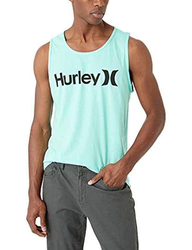 Hurley One & Only Graphic Tank Top in Blue for Men Lyst