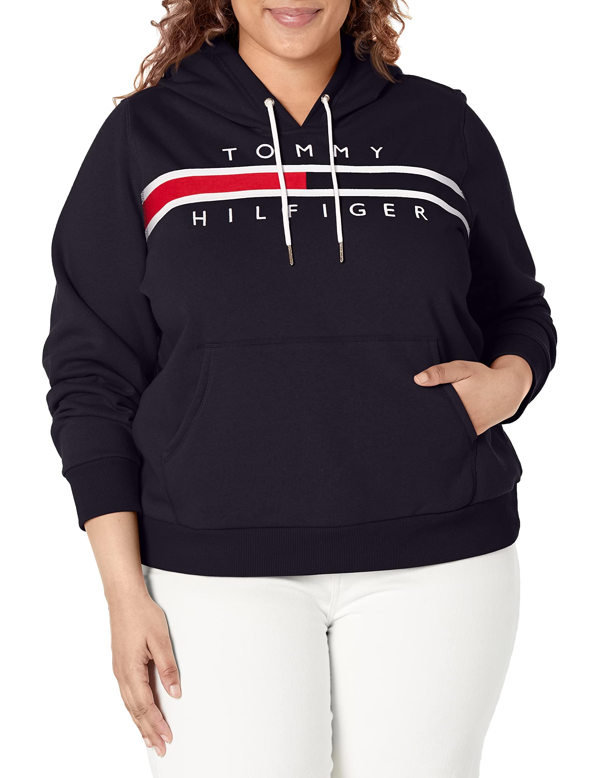 Tommy Hilfiger Plus Casual Soft Long Sleeve Hoodie in Blue | Lyst UK