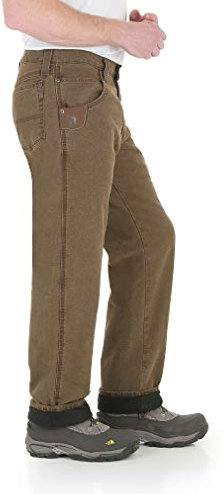 wrangler thermal lined jeans