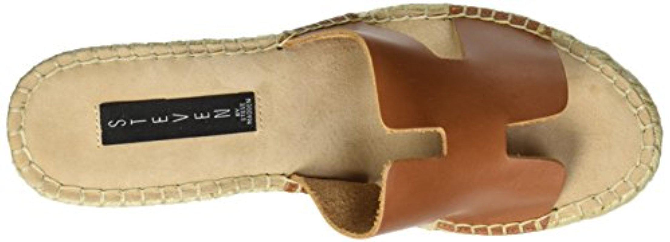 steve madden eryk wedge cognac
