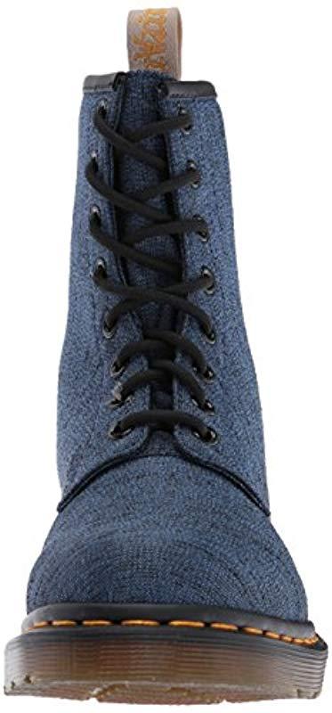 Dr. Martens Vegan Castel Indigo Fashion Boot in Blue | Lyst UK