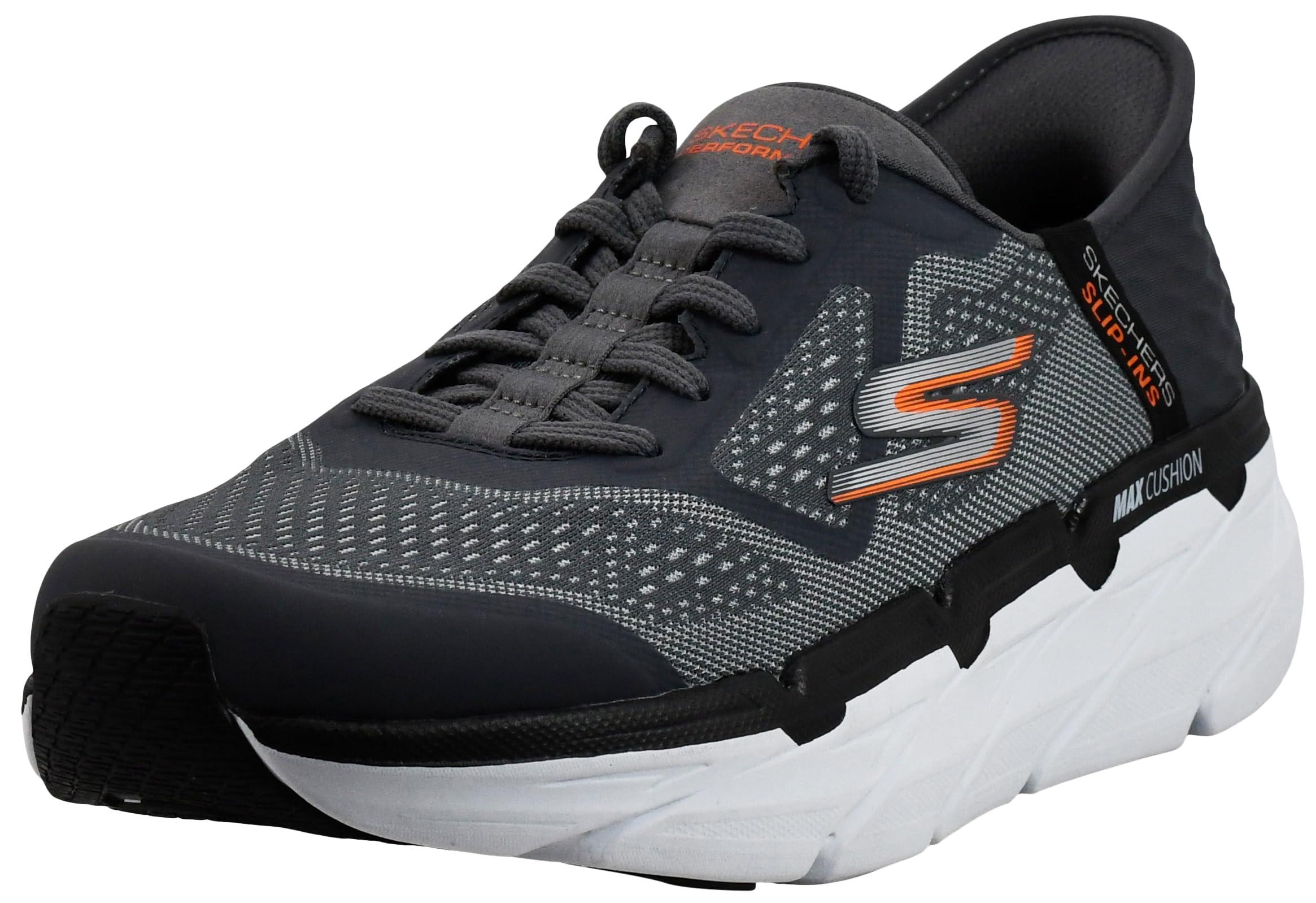 Skechers Men s Max Cushioning Slip ins athletic Workout Running Walking Shoes With Memory Foam Sneaker in Black for Men Lyst UK