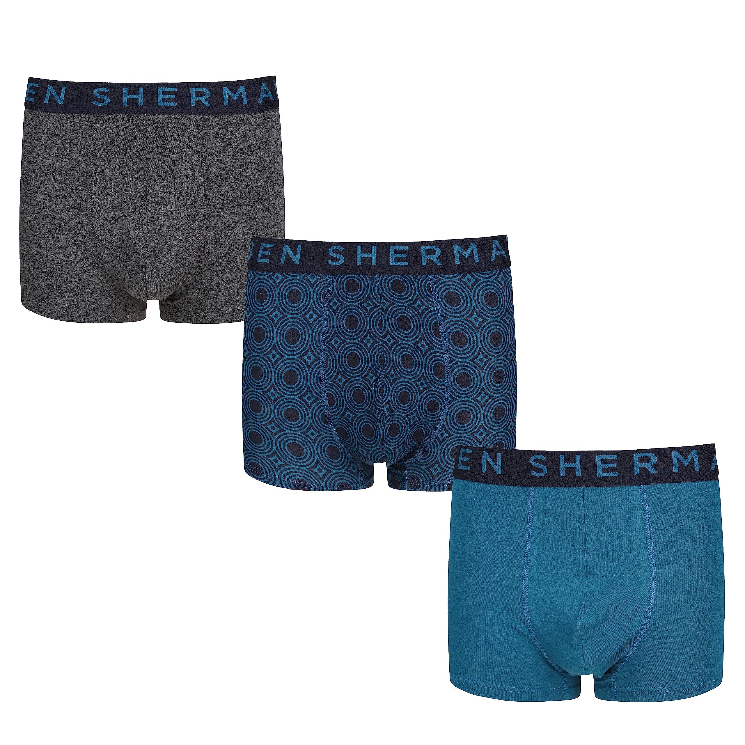 S Super Soft Boxer Shorts with Elasticated Waistband Ben Sherman pour homme  en coloris Bleu | Lyst