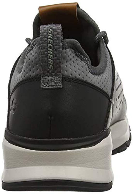 skechers flex sole hombre gris