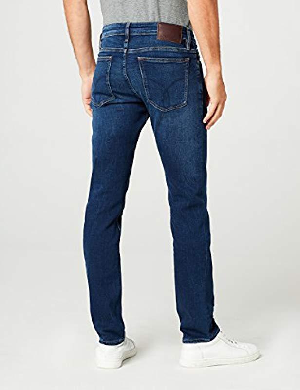 calvin klein jeans slim straight true dark blue