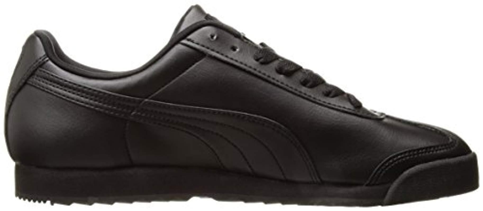 puma roma basic black-quiet shade