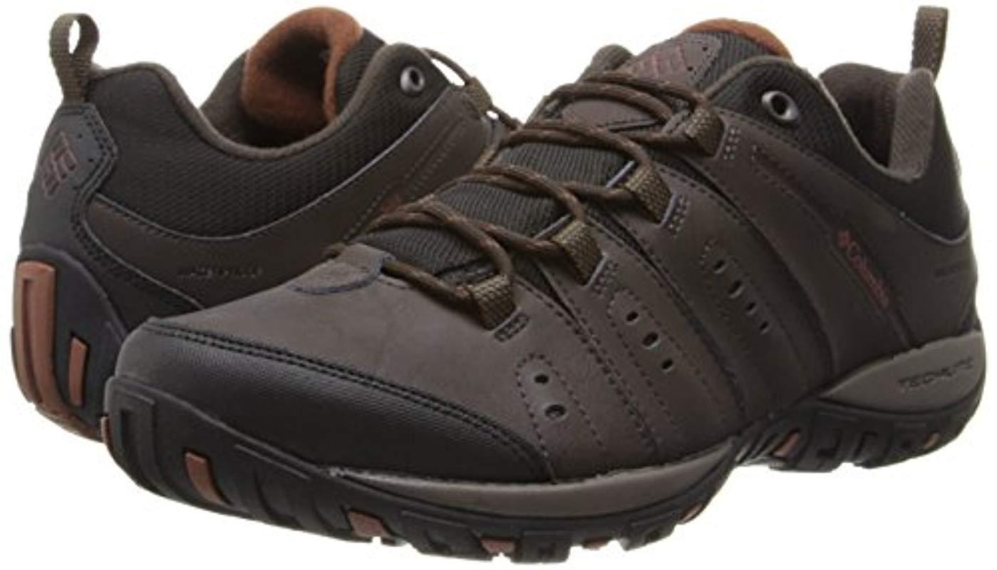 columbia woodburn ii waterproof men's low rise hiking shoes