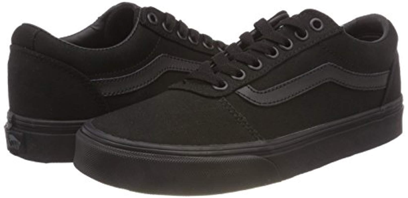 Vans Canvas Ward Trainers in Black for Men - Save 47% - Lyst