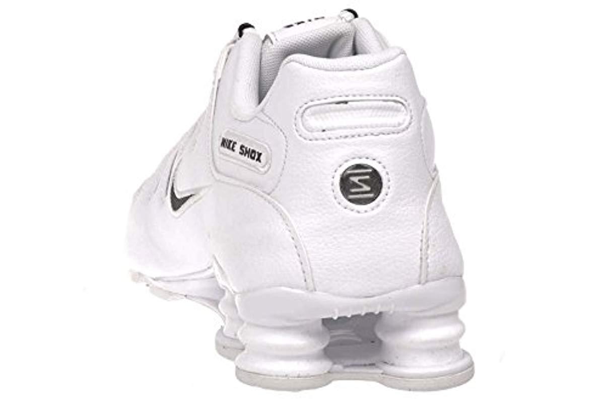 Nike Synthetic Shox Nz Running Shoes in White Black White (White) for Men |  Lyst UK