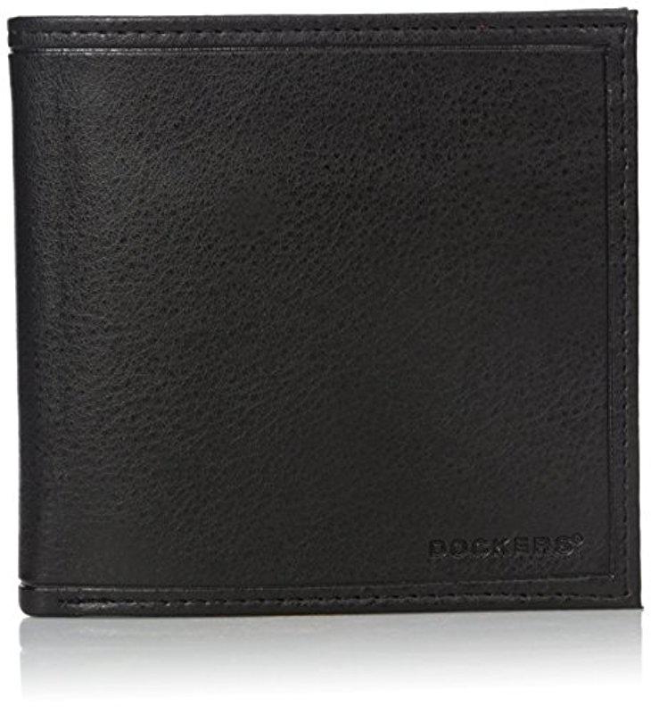 Dockers Extra Capacity Hipster Bifold Wallet in Black for Men Lyst