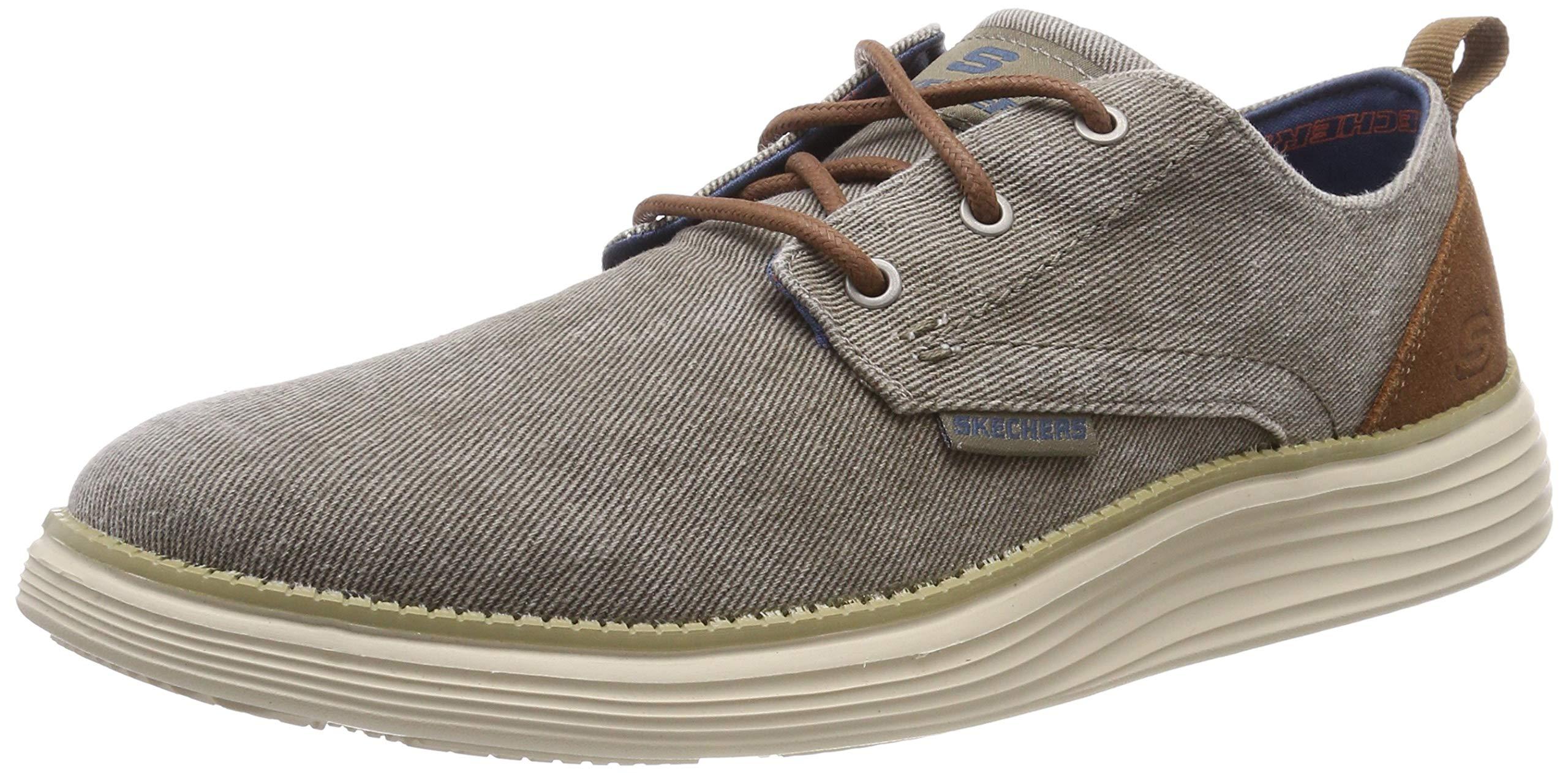 Skechers Status 2.0 Pexton Boat Shoes in Gray for Men - Lyst