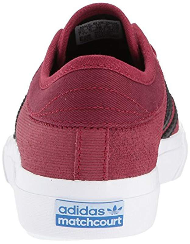 adidas matchcourt burgundy