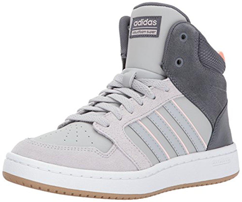 lyst adidas di superhoops metà w scarpe da basket per uomini in grigio. lyst adidas di superhoops metà w scarpe da basket per uomini in grigio.