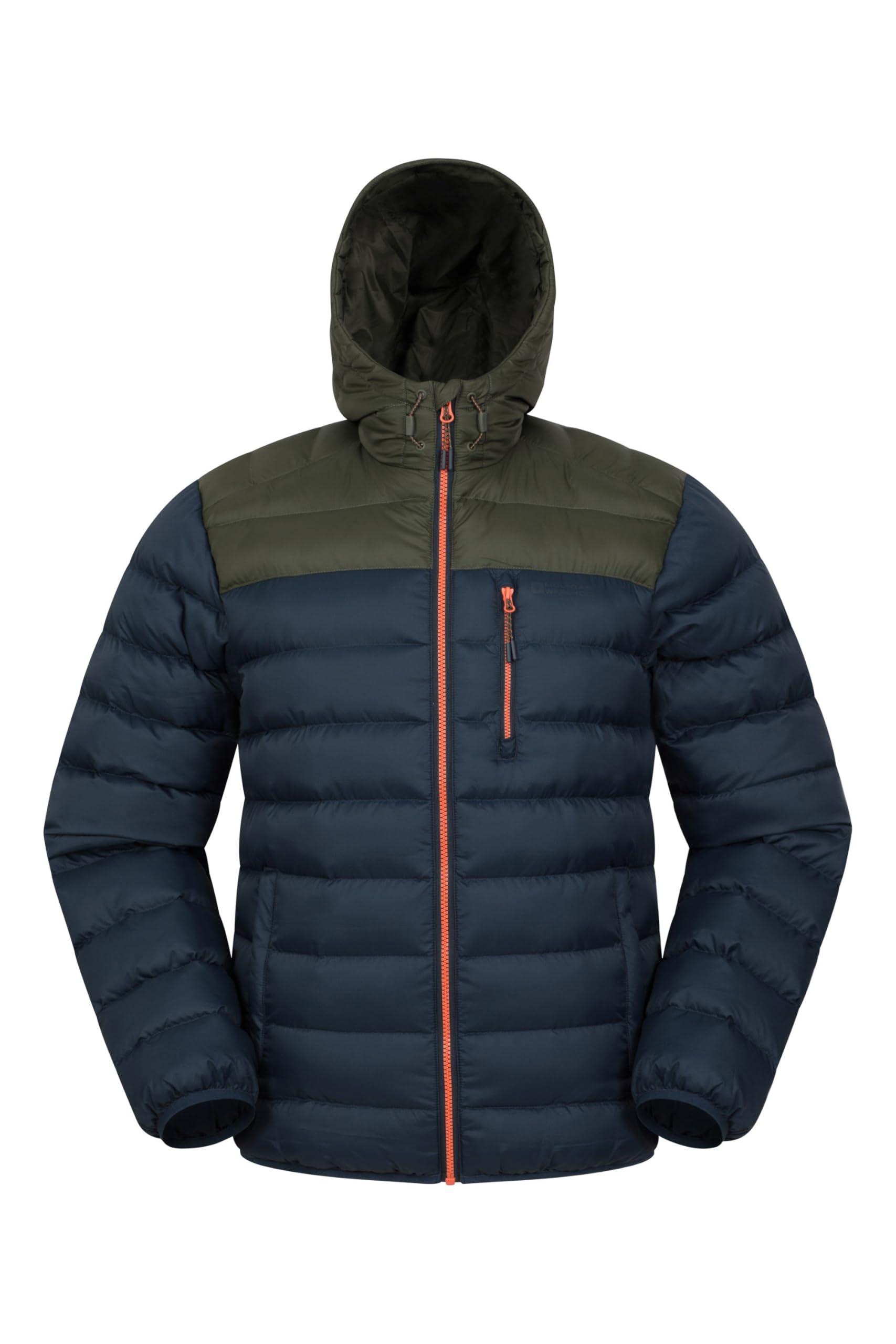 Mens Winter Puffer Jackets Mountain Warehouse Link Mens Padded