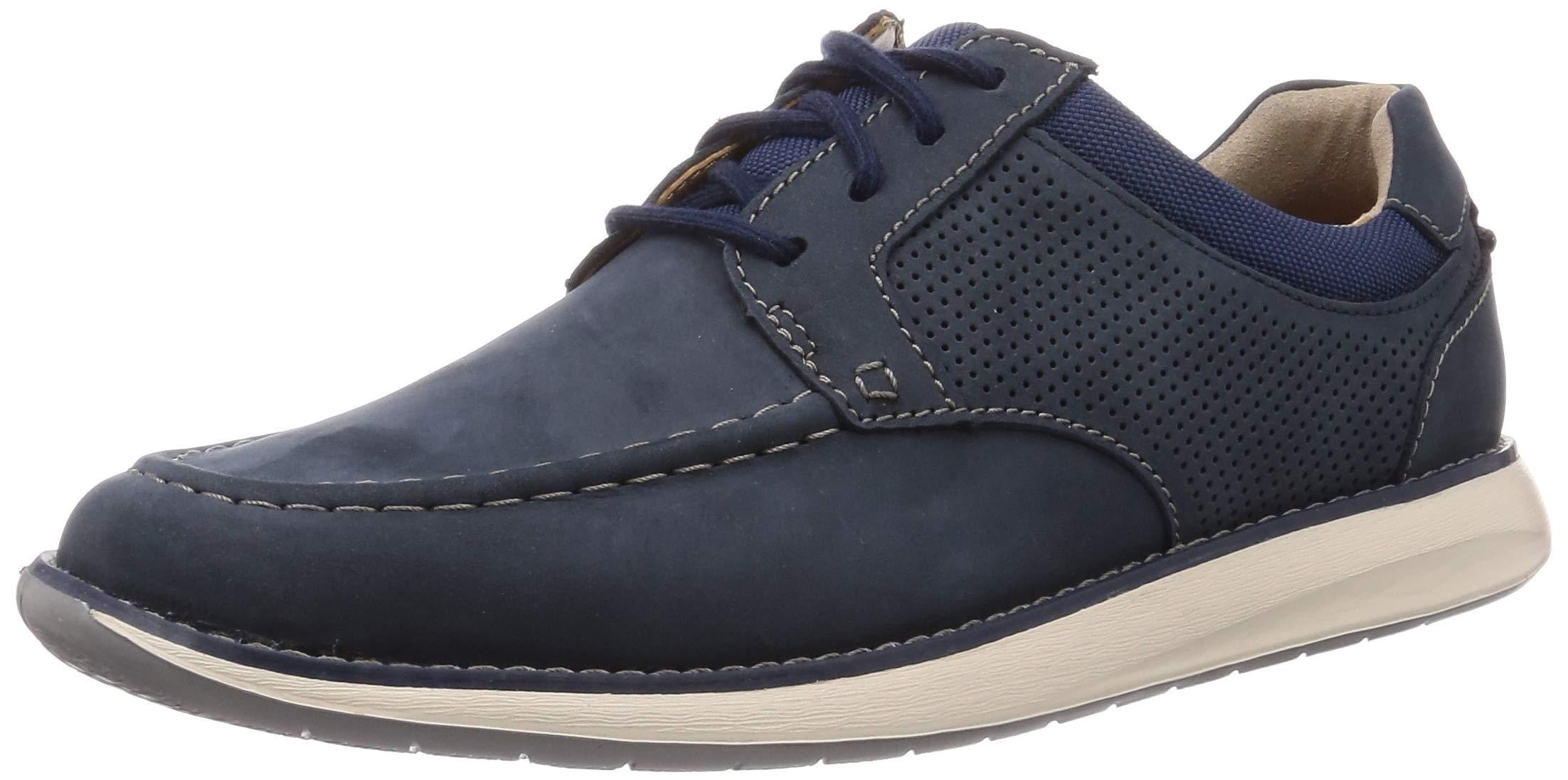 clarks navy nubuck