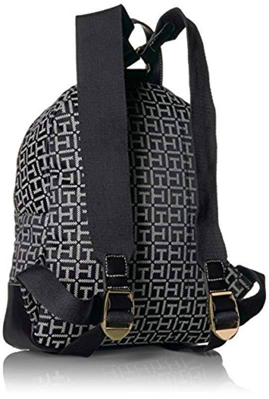 Tommy Hilfiger Synthetic Jaden Plus Backpack in Black/White (Black) - Save  53% | Lyst