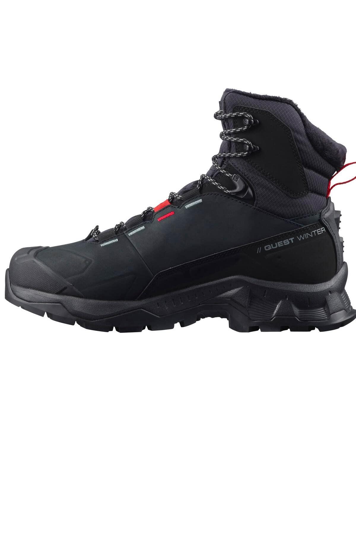 Salomon Quest Thinsulate Clima Waterproof Winter Boots Snow in Black for  Men | Lyst