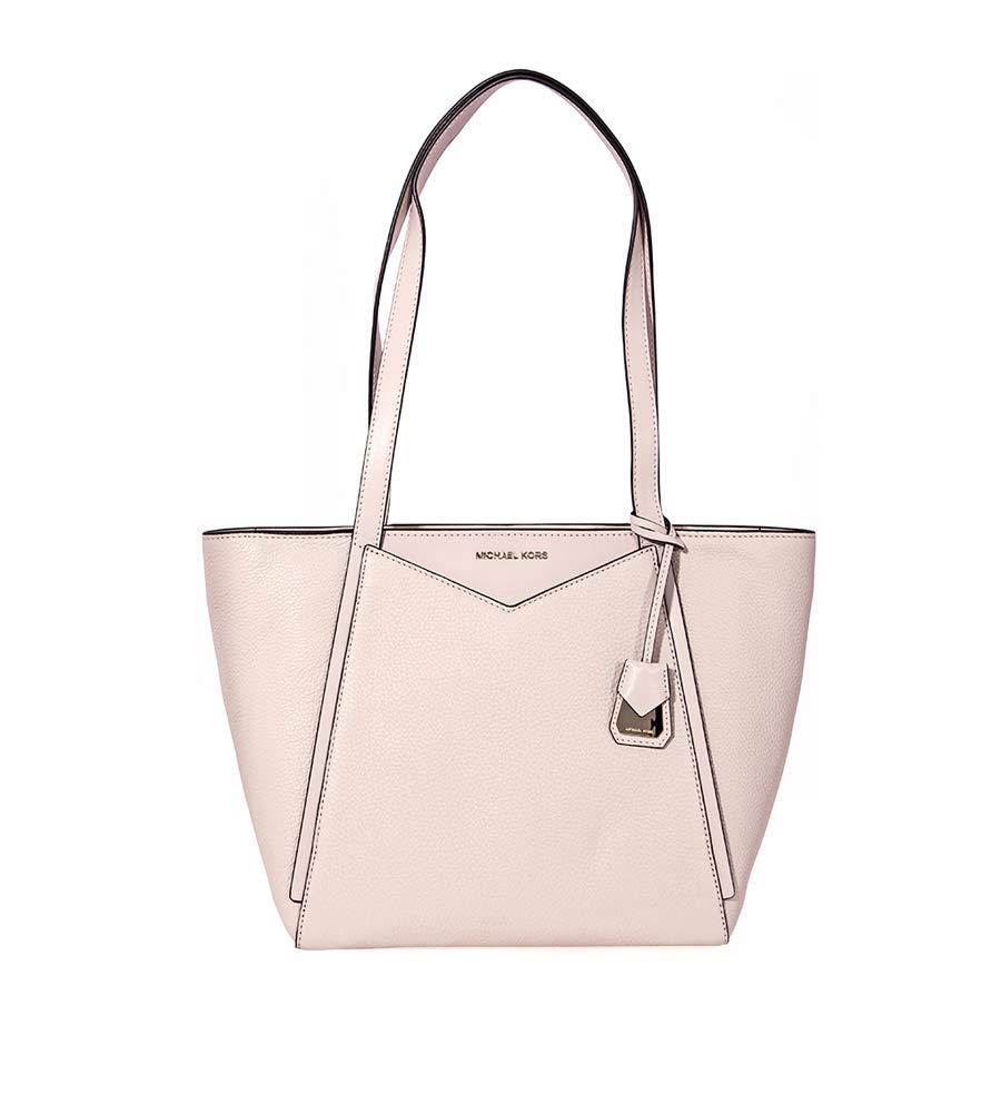 Whitney small pebbled shop leather tote bag