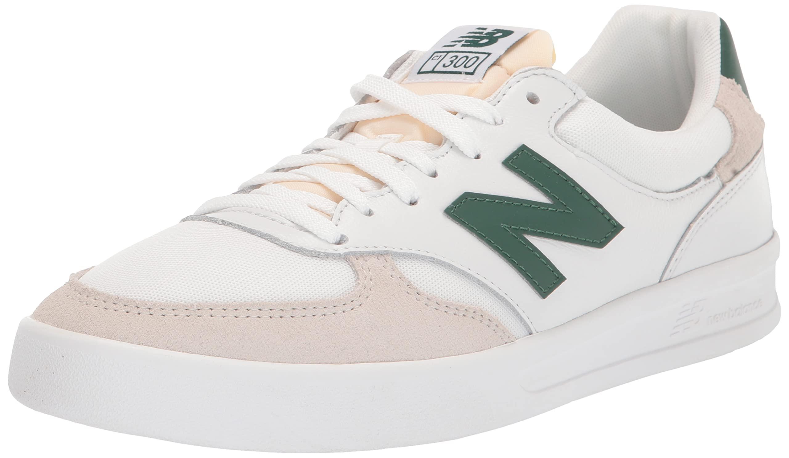 New Balance Suede Court 300 V3 Shoe in White/Green (White) for Men - Save  30% | Lyst
