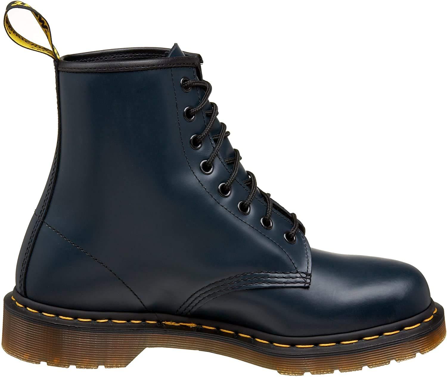 Dr. Martens Dr. Marten's 1460 8-eye Patent Leather Boots in Blue - Lyst