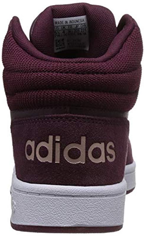 hoops 2.0 mid shoes purple