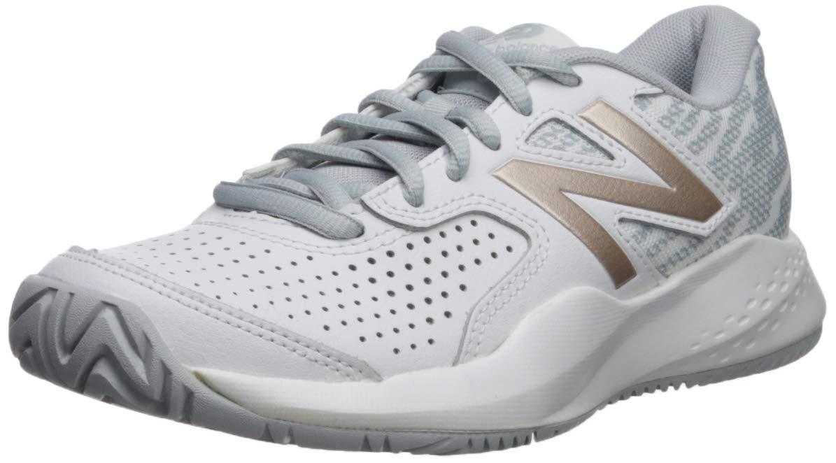 New Balance Leather 696 V3 Hard Court Tennis Shoe in White - Save 4% - Lyst