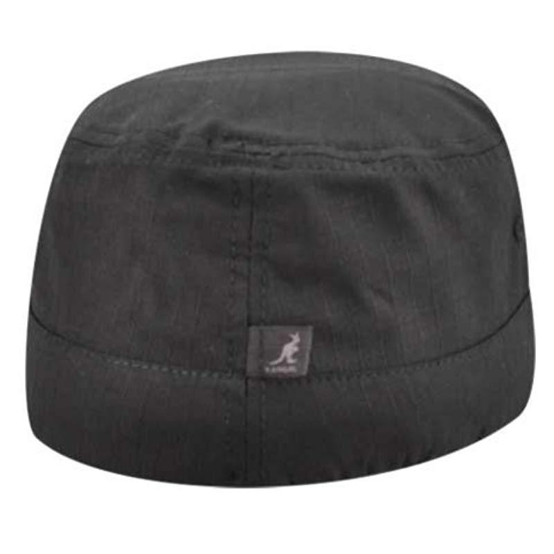 Kangol Ripstop Army Cap in Black for Men | Lyst